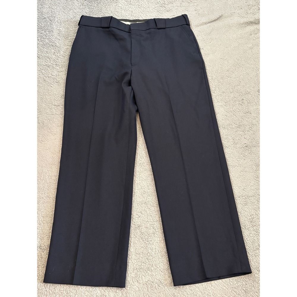 Flying Cross by Fechheimer Mens Navy Blue Uniform Dress Pants 40R Made in USA